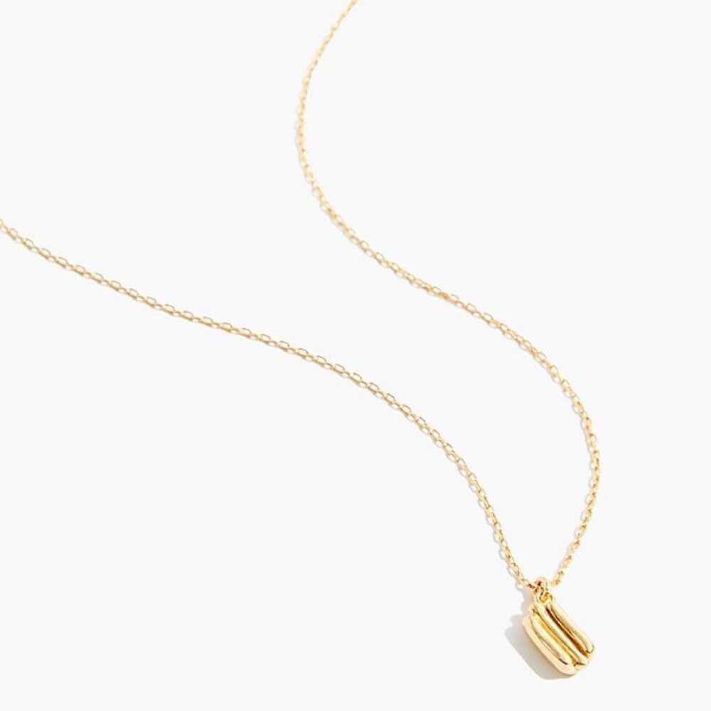 Madewell Hot Dog Pendant Necklace